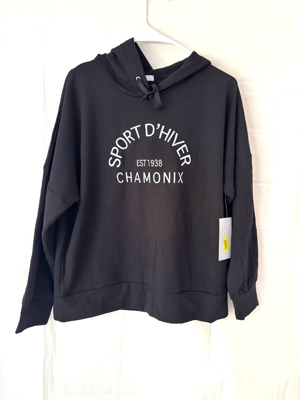 NWT Antonio Melanie Black Sport D’Hiver Chanonix hoodie SZ L